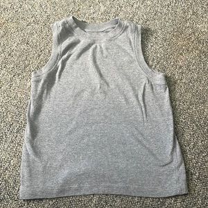 Heather grey crop top